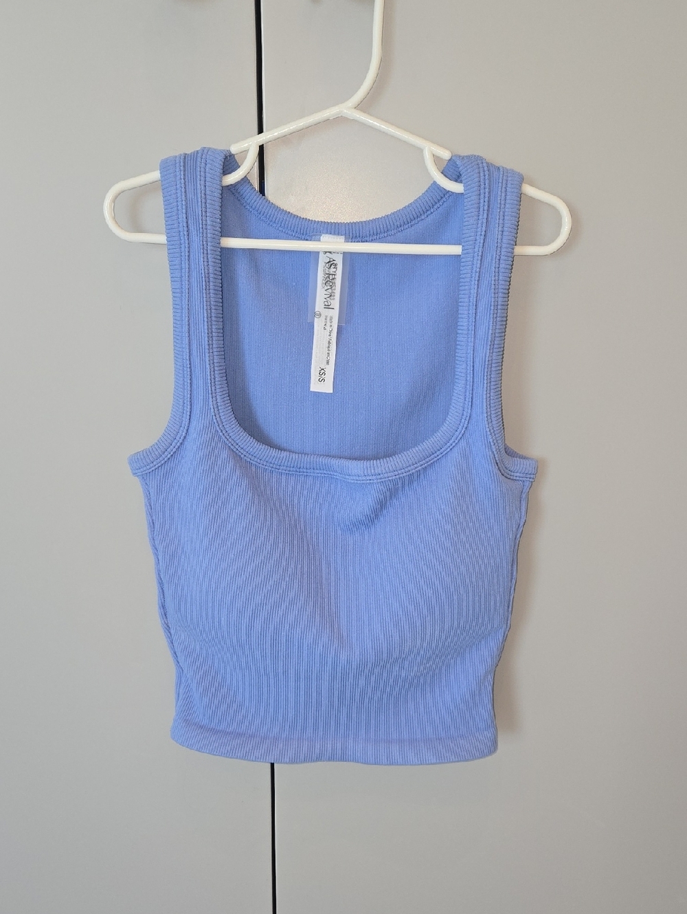 Altar'd State Ribbed Scoop Tank in Light Lavender